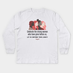 INTERNATIONAL WOMENS DAY - 8 March Kids Long Sleeve T-Shirt